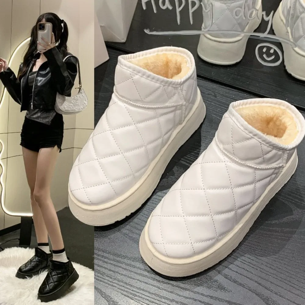 Winter Short Plush Warm Snow Boots Women 2023 Waterproof Thick Bottom Ankle Boots Woman Non Slip Casual Cotton Shoes
Winter Short Plush Warm Snow Boots Women 2023 Waterproof Thick Bottom Ankle Boots Woman Non Slip Casual Cotton Shoes