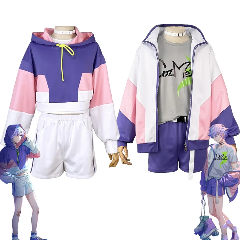 Paradox Live Yatonokami Kanata Cosplay Hoodie Shorts Cozmez Nayuta Cosplay Costume Virtual Idol Hip Hop Rapper Anime Clothing
Paradox Live Yatonokami Kanata Cosplay Hoodie Shorts Cozmez Nayuta Cosplay Costume Virtual Idol Hip Hop Rapper Anime Clothing