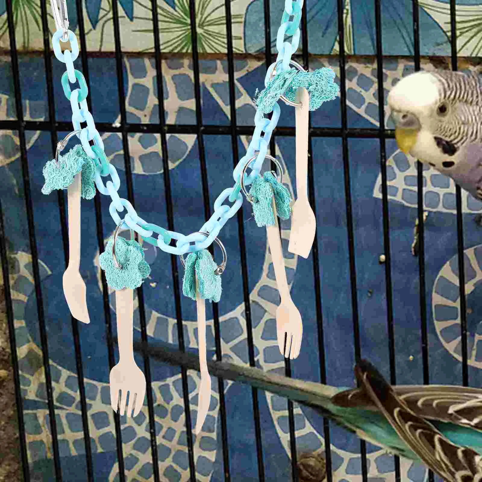 Parrot Chewing Plaything Pet Bird Hanging Toy Hanging Toy Parrot Toy Birdcage Accessory
Parrot Chewing Plaything Pet Bird Hanging Toy Hanging Toy Parrot Toy Birdcage Accessory