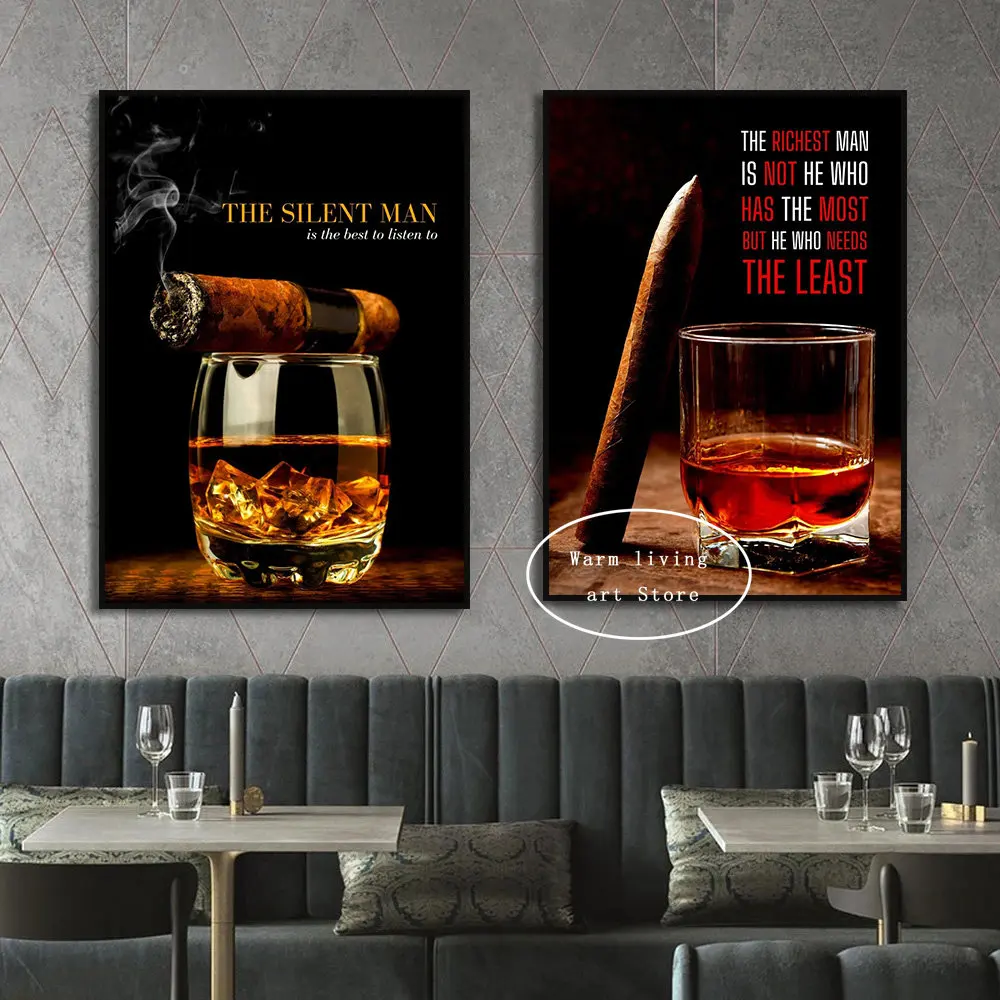 Современный постер с сигарами и виски, красное вино, холст с рисунком, мотивирующая цитата, модное настенное искусство для бара, ресторана, домашний декор
Современный постер с сигарами и виски, красное вино, холст с рисунком, мотивирующая цитата, модное настенное искусство для бара, ресторана, домашний декор