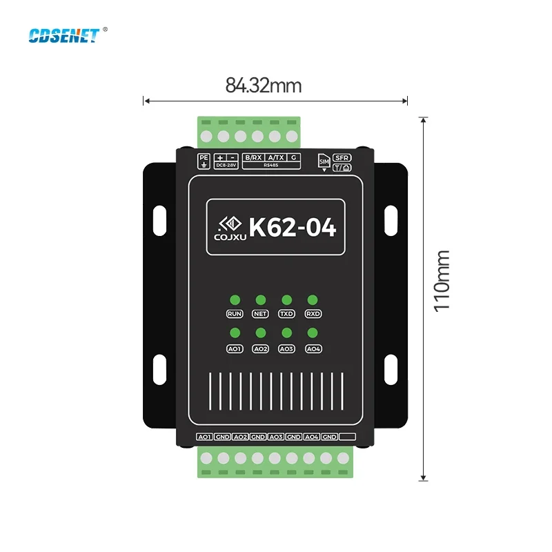 CDSENT точка-точка 4-20 мА аналоговая передача ModuleK62-DL20 (22 дБм) 160 МВт RS485/LoRa аппаратное обеспечение анти-интерфейс
CDSENT точка-точка 4-20 мА аналоговая передача ModuleK62-DL20 (22 дБм) 160 МВт RS485/LoRa аппаратное обеспечение анти-интерфейс