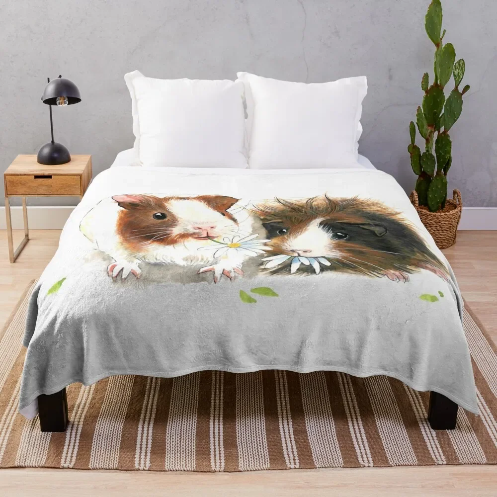 Watercolor illustrated guinea pigs eating flowers Throw Blanket Flannel For Sofa Thin blankets and throws Fluffy Softs Blankets
Watercolor illustrated guinea pigs eating flowers Throw Blanket Flannel For Sofa Thin blankets and throws Fluffy Softs Blankets