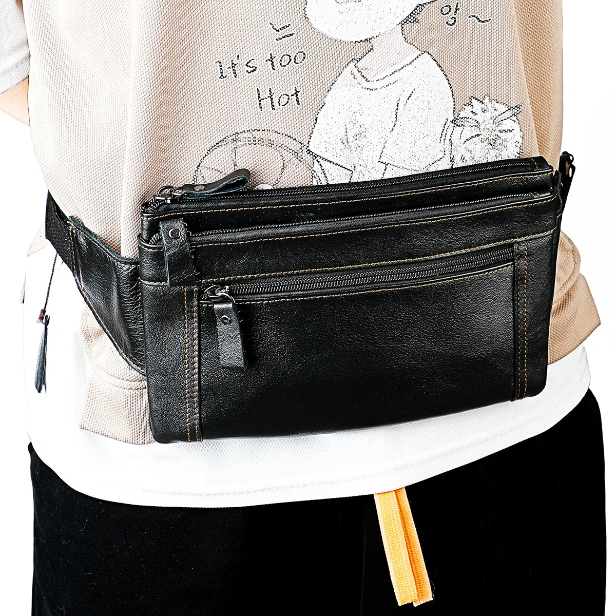 Waist bag, multifunctional leather, suitable for men and women, diagonal chest bag, multifunctional zipper phone bag
Waist bag, multifunctional leather, suitable for men and women, diagonal chest bag, multifunctional zipper phone bag