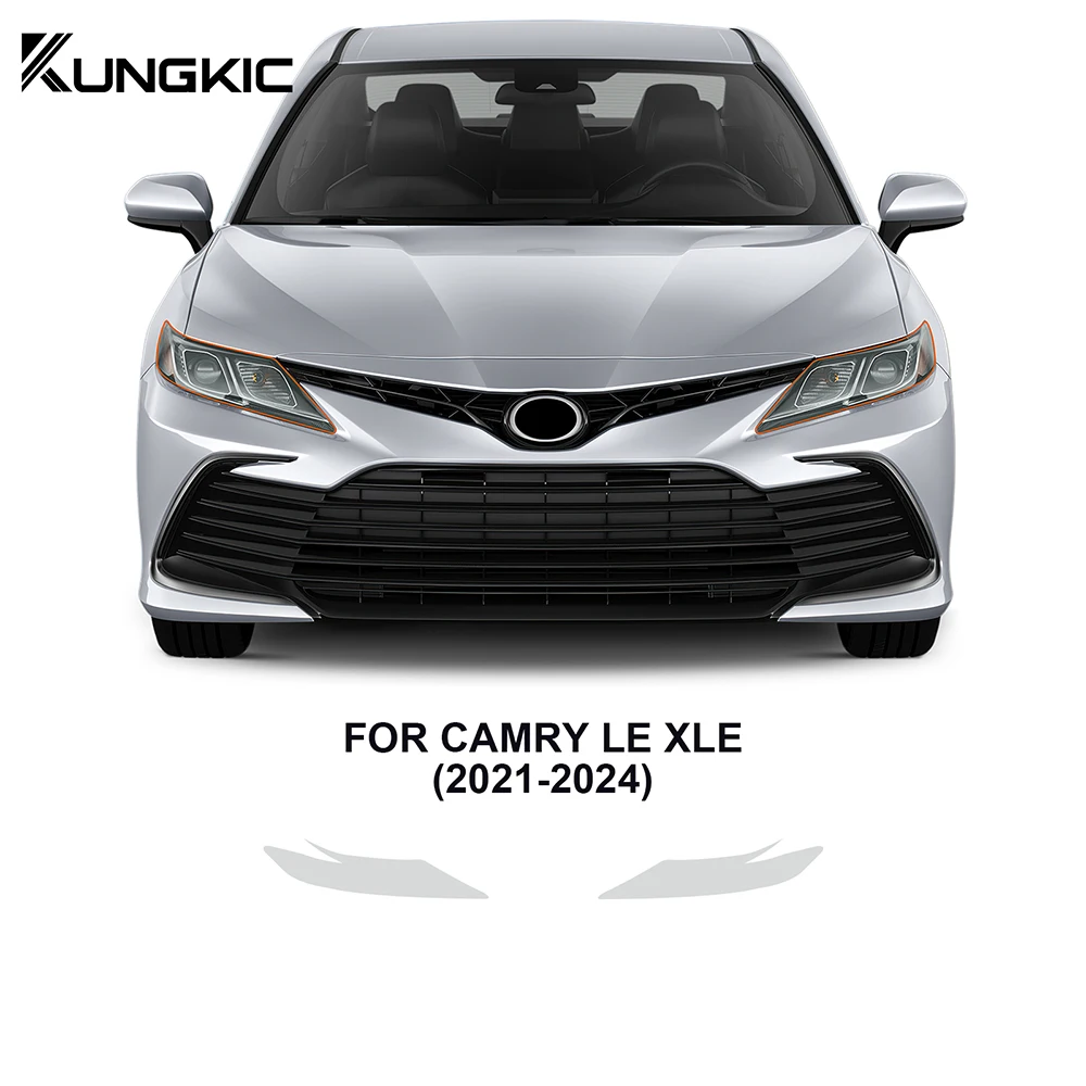 KUNGKIC Headlight Film for Toyota Camry LE XLE 2021-2024 Precut Paint Protection Film PPF Clear Bra TPU Transparent Accessories
KUNGKIC Headlight Film for Toyota Camry LE XLE 2021-2024 Precut Paint Protection Film PPF Clear Bra TPU Transparent Accessories