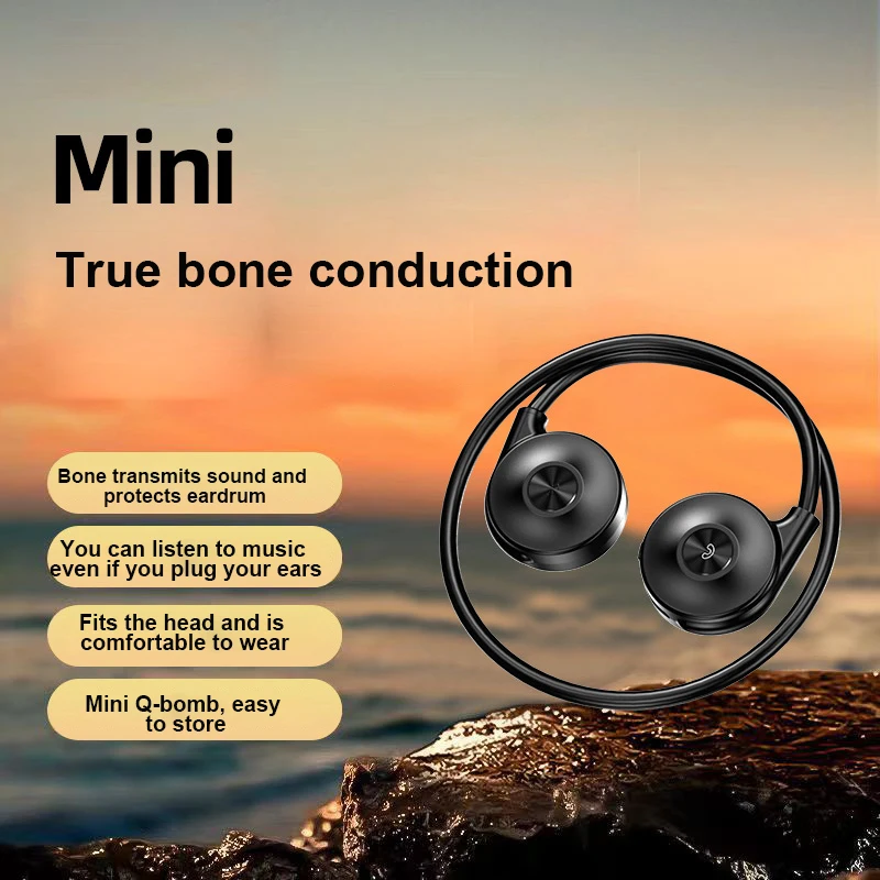 

Single Single Ear Earplugs Ultra-long Battery Life Wireless Earphones Bluetooth Headset Bone Conduction Concept Headset New