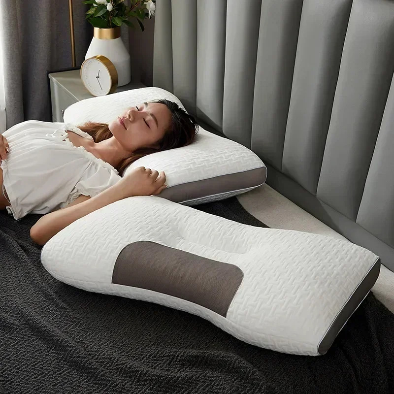 SPA Massage Pillow Cervical Orthopedic Neck Pillow Help Sleep And Protect The Pillow Neck Household Soybean Fiber For Sleeping
SPA Massage Pillow Cervical Orthopedic Neck Pillow Help Sleep And Protect The Pillow Neck Household Soybean Fiber For Sleeping