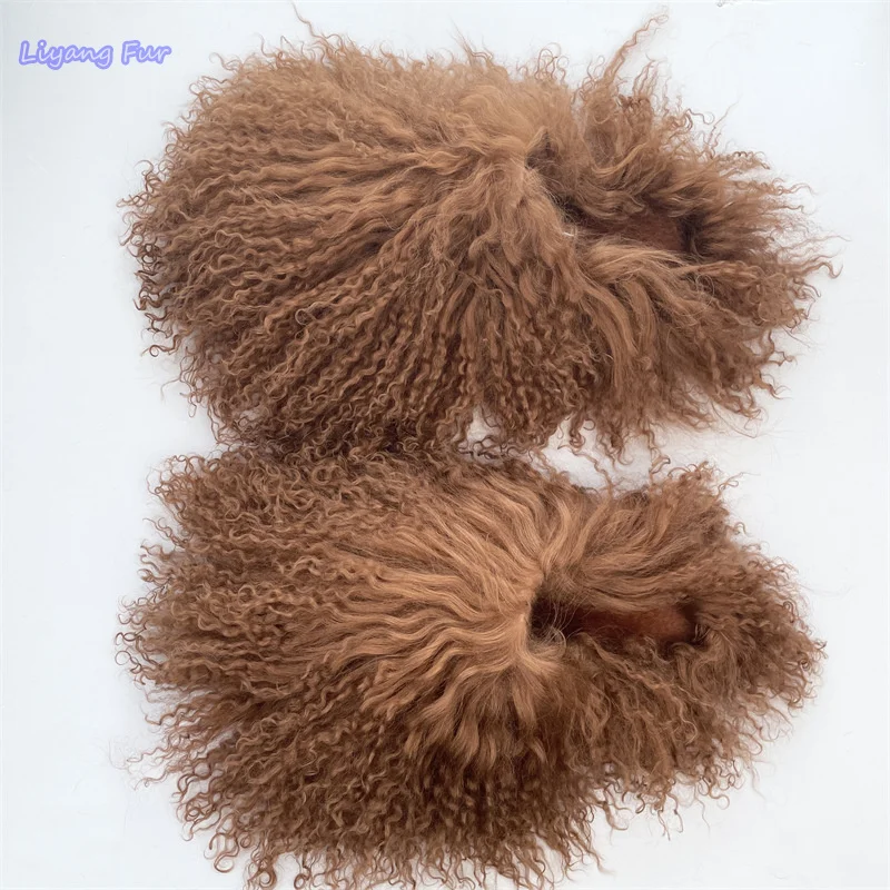New Fashion Design Real Mongolian Fur Slippers Women Luxury Plush Fluffy Customized Sheep Fur Slide Slippers
New Fashion Design Real Mongolian Fur Slippers Women Luxury Plush Fluffy Customized Sheep Fur Slide Slippers