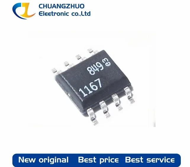 

1Pcs New original LT1167CS8#TRPBF LT1167CS8 1167 80pA 1MHz 20uV 1 SOP-8 Instrumentation OpAmps