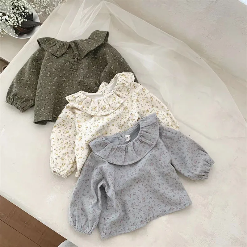 Long Sleeve Baby Girl T-Shirts 2023 Autumn New Girls Cotton Bottoming Shirt Peter Pan Collar Floral Toddler Loose Pullover Tops
Long Sleeve Baby Girl T-Shirts 2023 Autumn New Girls Cotton Bottoming Shirt Peter Pan Collar Floral Toddler Loose Pullover Tops