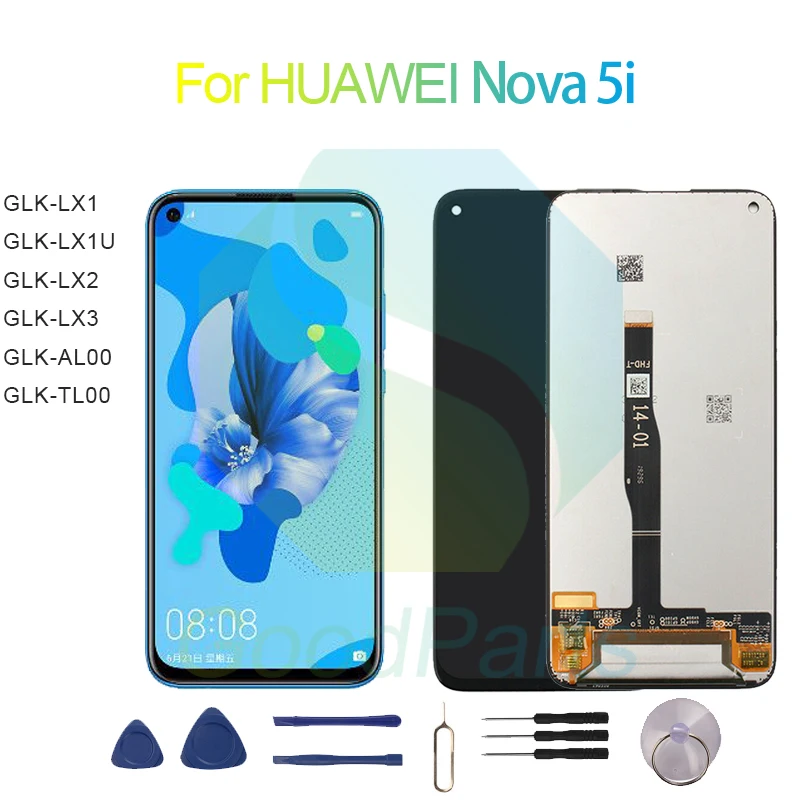 for HUAWEI Nova 5i LCD Display Screen 6.4" GLK-LX1/1U/2/3,GLK-AL00,GLK-TL00 Nova 5i Touch Digitizer Assembly Replacement
for HUAWEI Nova 5i LCD Display Screen 6.4" GLK-LX1/1U/2/3,GLK-AL00,GLK-TL00 Nova 5i Touch Digitizer Assembly Replacement