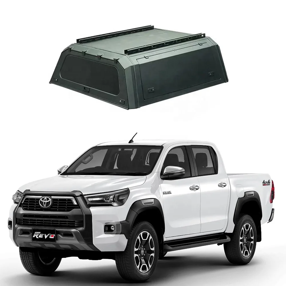 

4x4 Aluminum Alloy Steel Single Dual Cab Pickup Truck Bed Hardtop Topper Canopy For Toyota Hilux Vigo Revo 2005-2014 2015-2021