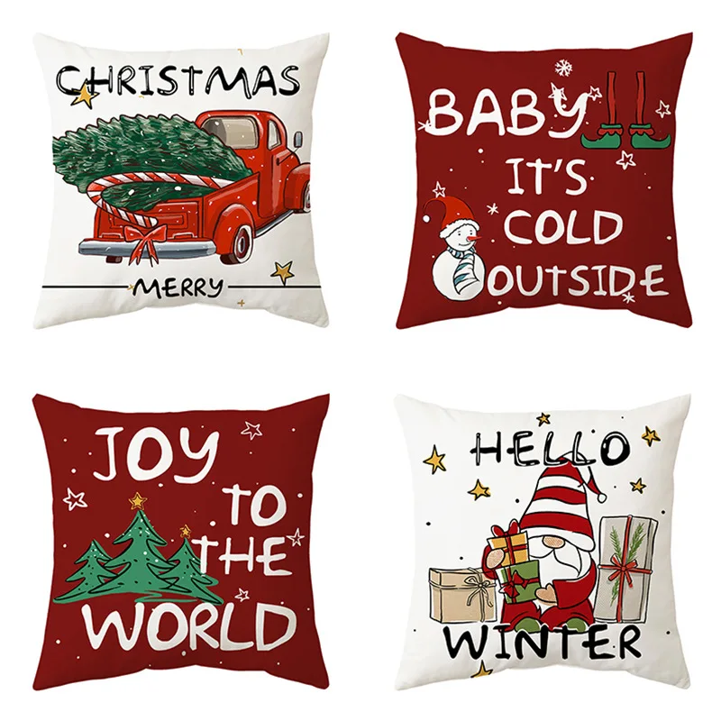 Christmas Pillowcase Digital Printing Hand Painted Home Santa Elk Pillowcase Sofa
Christmas Pillowcase Digital Printing Hand Painted Home Santa Elk Pillowcase Sofa