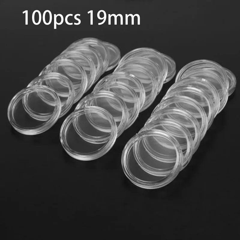 Transparent Coin capsules Box Case Collection Protection 19mm Accessories Container Holder Plastic Round Storage
Transparent Coin capsules Box Case Collection Protection 19mm Accessories Container Holder Plastic Round Storage