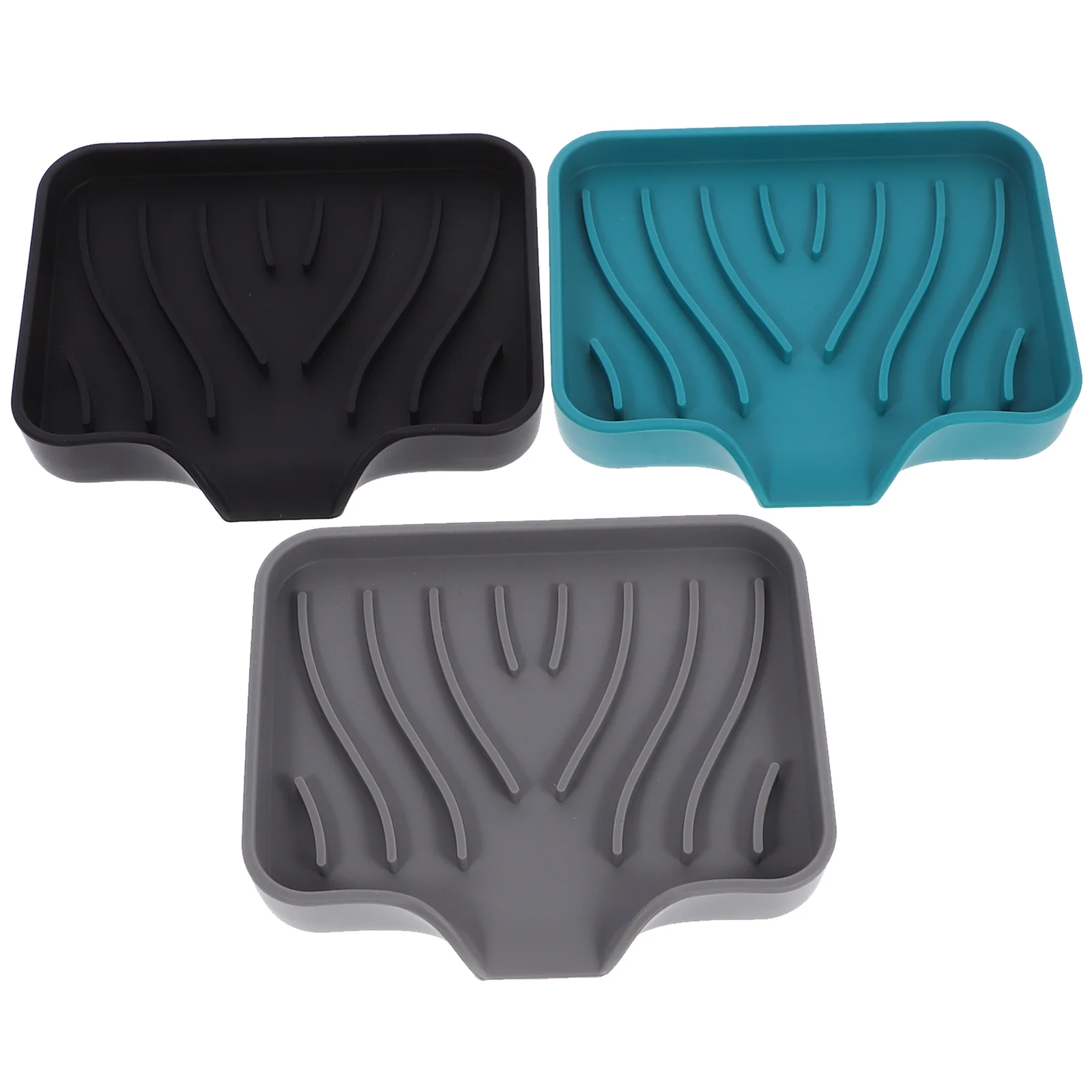 3 Pcs Soap Box Holder Silicone Dish Container Storage Tray Draining Bar Shower Stand
3 Pcs Soap Box Holder Silicone Dish Container Storage Tray Draining Bar Shower Stand