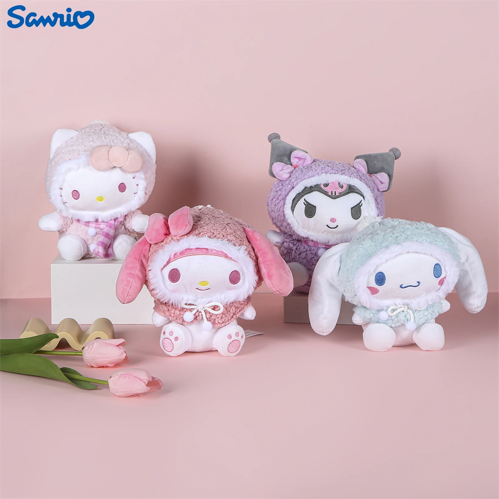 Настоящая плюшевая кукла Sanrio Kuromi Melody Kawaii Hello Kitty Cinnamoroll Снежный эльф плюшевые подушки для девочек подарок на день рождения
Настоящая плюшевая кукла Sanrio Kuromi Melody Kawaii Hello Kitty Cinnamoroll Снежный эльф плюшевые подушки для девочек подарок на день рождения