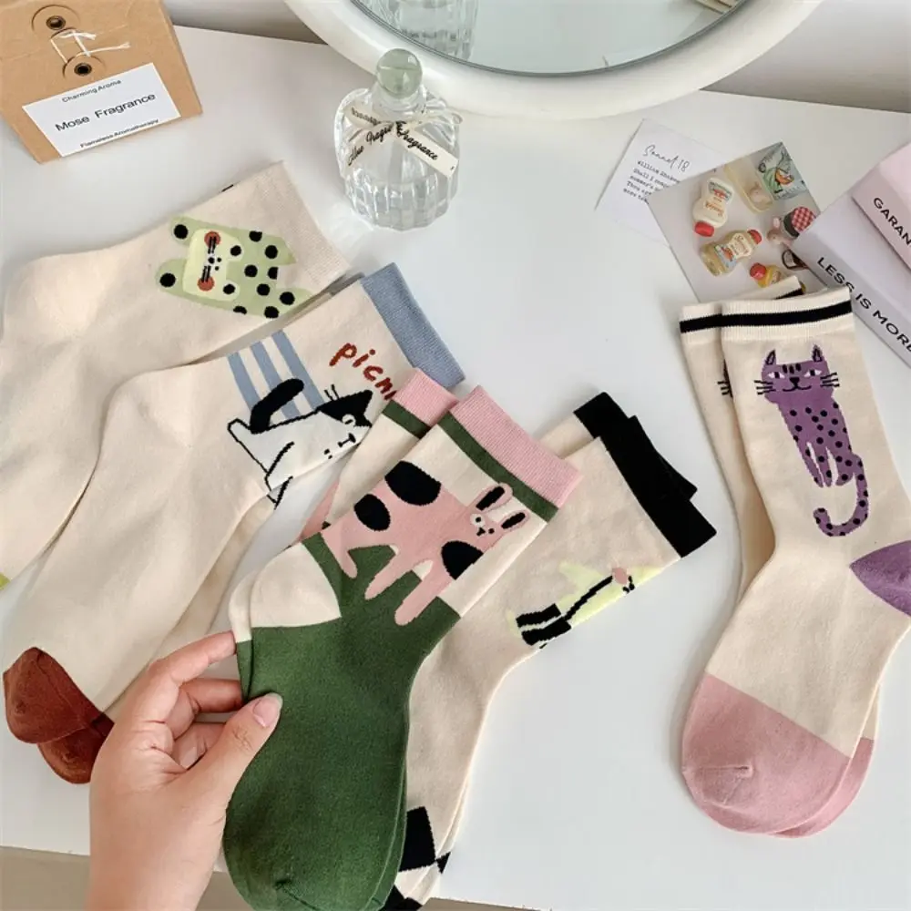 Japanese Cartoon Socks Retro Animal Cotton Cat Ankle Socks Warm Short Socks Middle Tube Socks Winter
Japanese Cartoon Socks Retro Animal Cotton Cat Ankle Socks Warm Short Socks Middle Tube Socks Winter