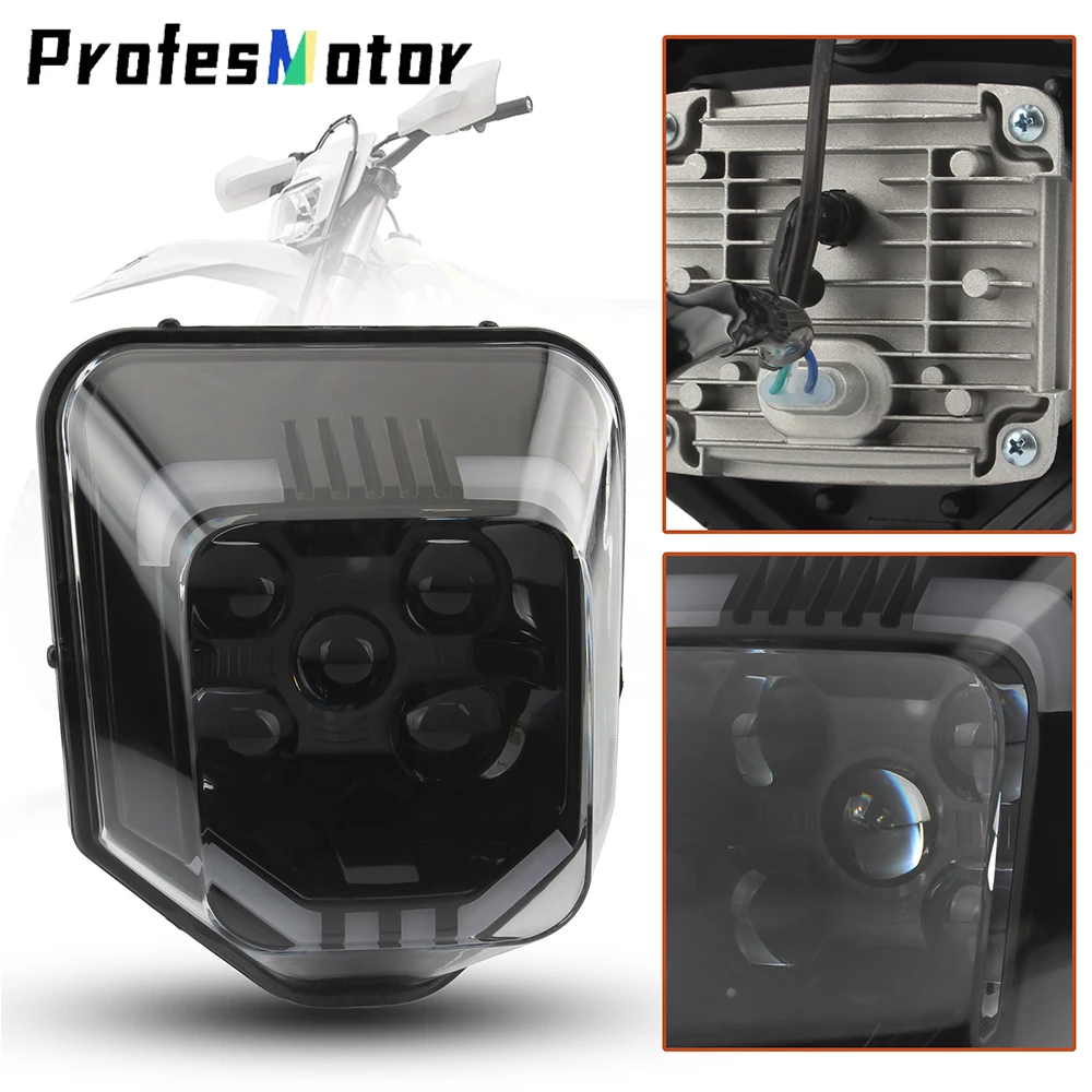 For Husqvarna 701 Enduro Headlight Led Motorcycle Wick TE 250 300 450 FC FE TC 125 300i Head Light Motocross Dirt Bike Parts
For Husqvarna 701 Enduro Headlight Led Motorcycle Wick TE 250 300 450 FC FE TC 125 300i Head Light Motocross Dirt Bike Parts