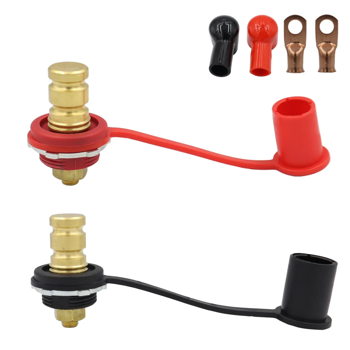 Battery Charger Post 3/8" Studs Junction Post Connector Terminal 250A 12V Car Through Panel DC Premium Remote Battery Power Kit
Battery Charger Post 3/8" Studs Junction Post Connector Terminal 250A 12V Car Through Panel DC Premium Remote Battery Power Kit