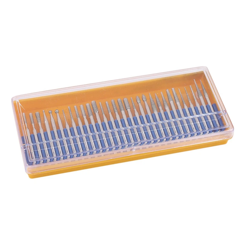 60 Pcs Bur Diamond Grinding Head Set Coated Carving Burrs Rotary Tool Bit Grit 120 Shank 3Mm 1/8 Inch For Dremel Tools
60 Pcs Bur Diamond Grinding Head Set Coated Carving Burrs Rotary Tool Bit Grit 120 Shank 3Mm 1/8 Inch For Dremel Tools