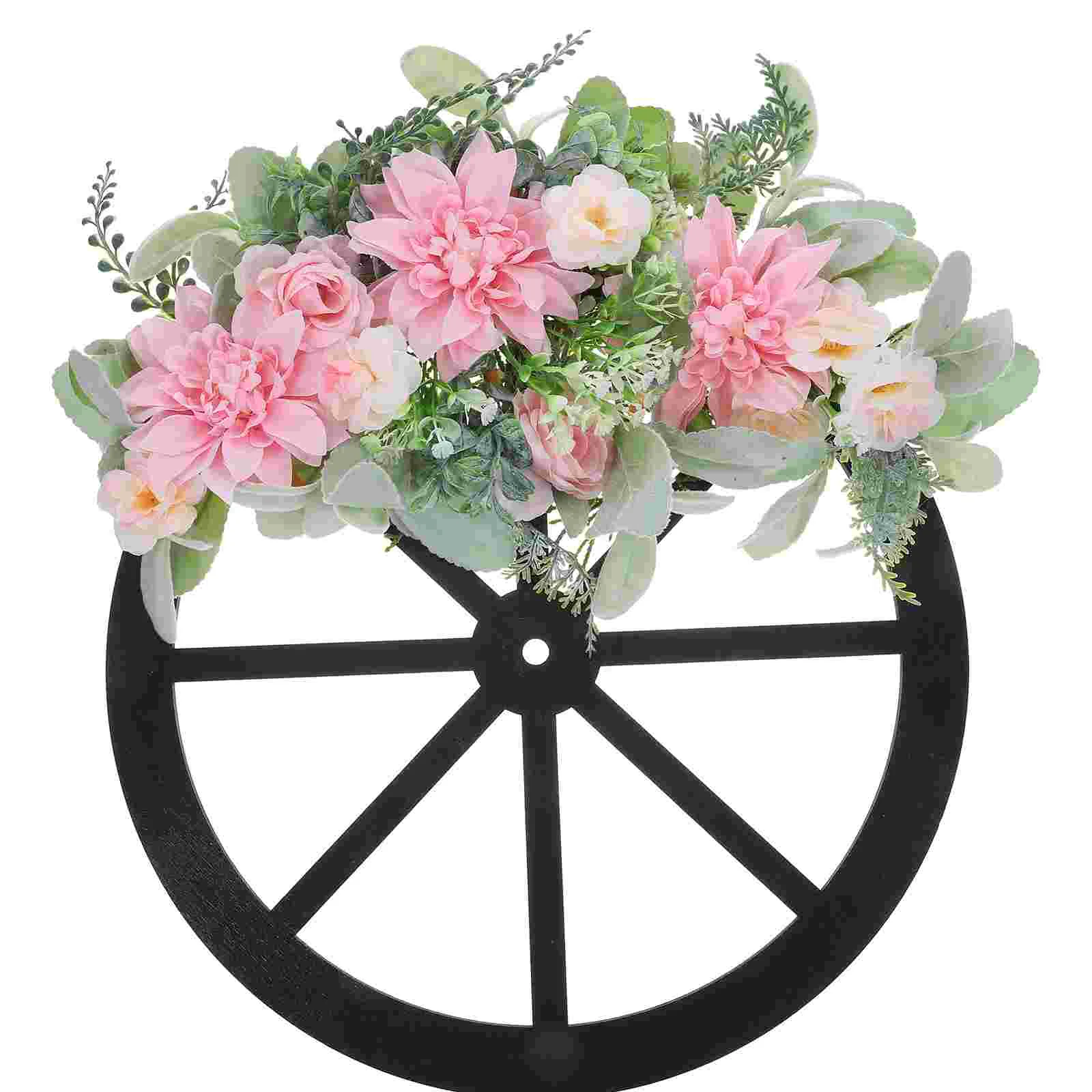 Flower Garland Spring Wheel Wood Wreath Green Leaves Photo Prop Outside Wreaths Simulation For Front Door
Flower Garland Spring Wheel Wood Wreath Green Leaves Photo Prop Outside Wreaths Simulation For Front Door