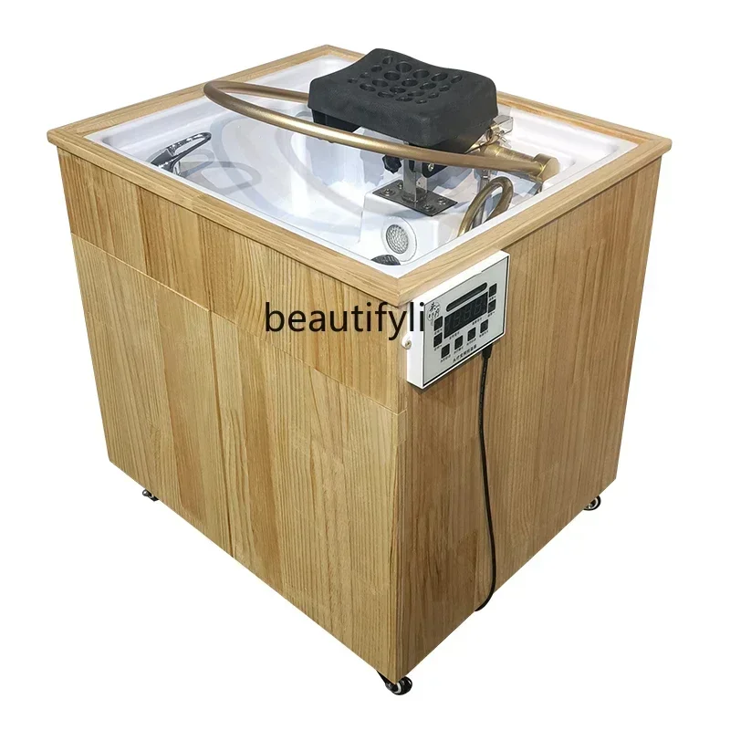 Barber Shop Beauty Salon Movable Head Therapy Basin Shampoo Chair Water Circulation Fumigation Hairdressing Shampoo Basin
Barber Shop Beauty Salon Movable Head Therapy Basin Shampoo Chair Water Circulation Fumigation Hairdressing Shampoo Basin