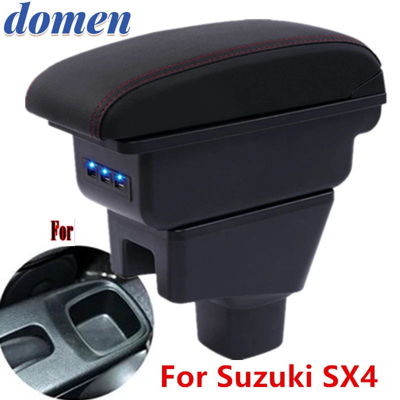 Центральный подлокотник для Suzuki SX4, контейнер для хранения, товары, аксессуары с USB-интерфейсом
Центральный подлокотник для Suzuki SX4, контейнер для хранения, товары, аксессуары с USB-интерфейсом