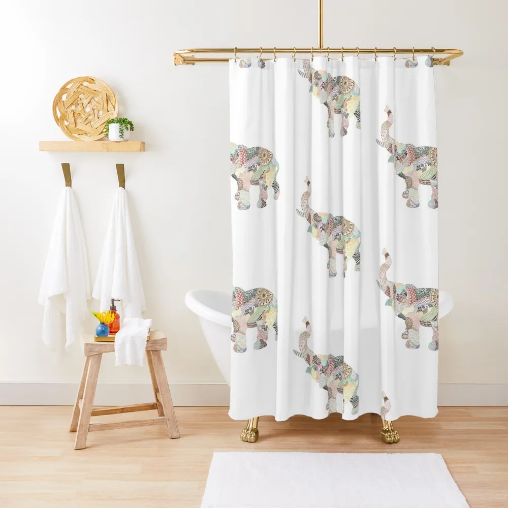 

elephant Shower Curtain Bathroom Shower Waterproof Bath Curtain And Anti-Mold Modern Accessory Bathrooms