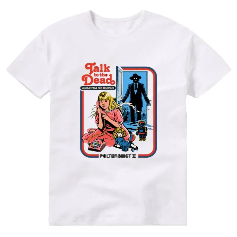 Talk To The Dead Poltergeist T-shirts Clairvoyance for Beginners Y2k T-shirt Men's Miles Morales Camisa Zevity Camisetas Leisure
Talk To The Dead Poltergeist T-shirts Clairvoyance for Beginners Y2k T-shirt Men's Miles Morales Camisa Zevity Camisetas Leisure