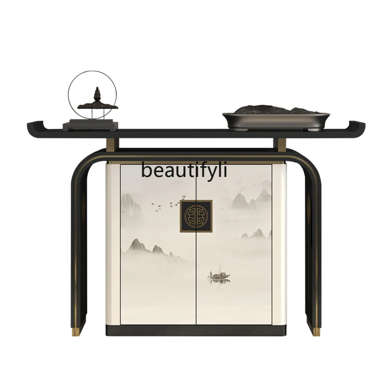New Chinese Style Desk Solid Wood Side View Sets Console Light Luxury Lobby Aisle Entrance Cabinet
New Chinese Style Desk Solid Wood Side View Sets Console Light Luxury Lobby Aisle Entrance Cabinet