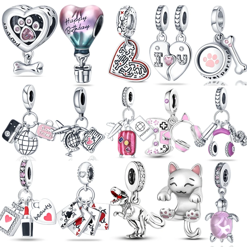 Real 925 Sterling Love Pet Lipstick Pink Silver Charms Bead Fit Pandora 925 Original Bracelets Fashion DIY Jewelry Souvenir Gift 
Real 925 Sterling Love Pet Lipstick Pink Silver Charms Bead Fit Pandora 925 Original Bracelets Fashion DIY Jewelry Souvenir Gift