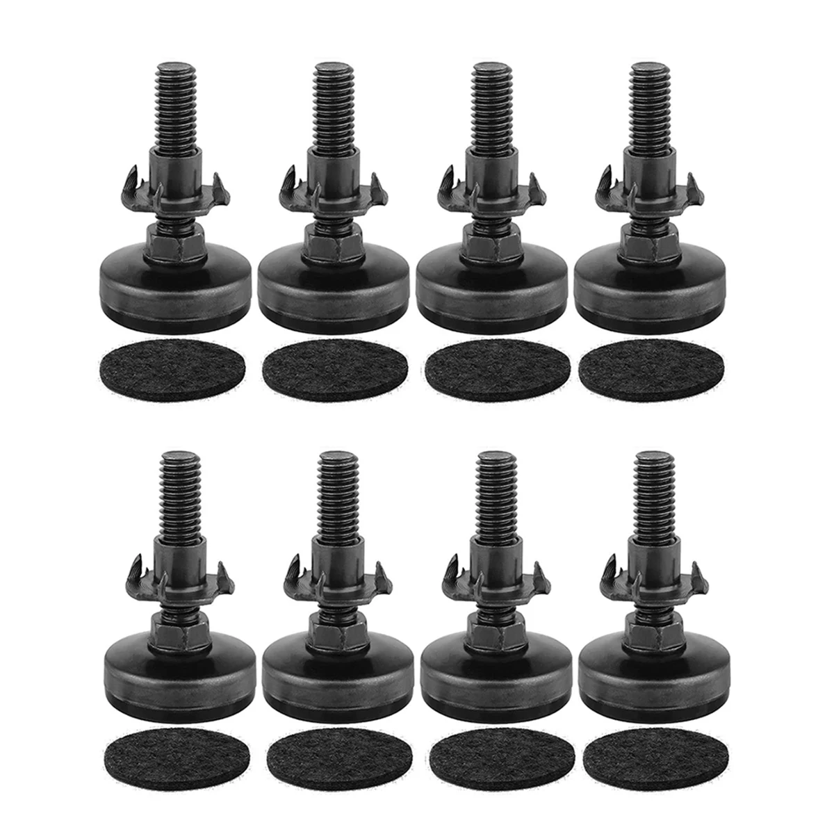 8Pcs Furniture Levelers Heavy Duty Furniture Leveling Feet Adjustable Leg Levelers for Cabinets Tables Chairs Raiser
8Pcs Furniture Levelers Heavy Duty Furniture Leveling Feet Adjustable Leg Levelers for Cabinets Tables Chairs Raiser