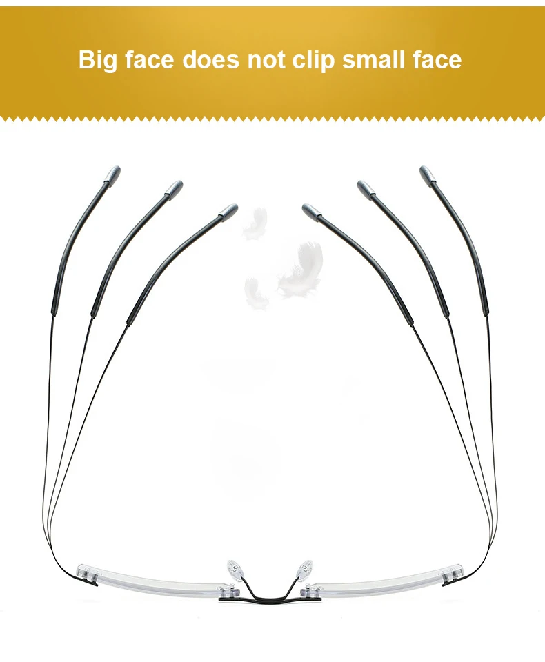 Men's Anti Blue Light Blocking Reading Glasses Cut Frameless Metal HD Lens Eyewear Women Prescription Presbyopic Glasses +400 49 Mallzona S7efe74f5ba84499aa135cd4c87df3df3S Men's Anti Blue Light Blocking Reading Glasses Cut Frameless Metal HD Lens Eyewear Women Prescription Presbyopic Glasses +400 Mallzona