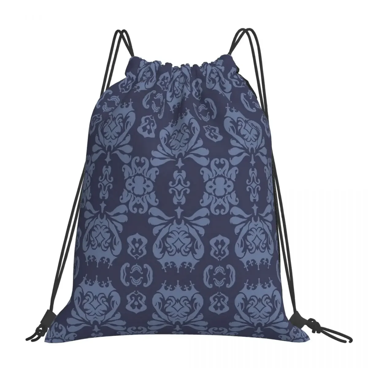 Mormor Damask - Navy Backpacks Fashion Portable Drawstring Bags Drawstring Bundle Pocket Sports Bag BookBag For Travel School
Mormor Damask - Navy Backpacks Fashion Portable Drawstring Bags Drawstring Bundle Pocket Sports Bag BookBag For Travel School