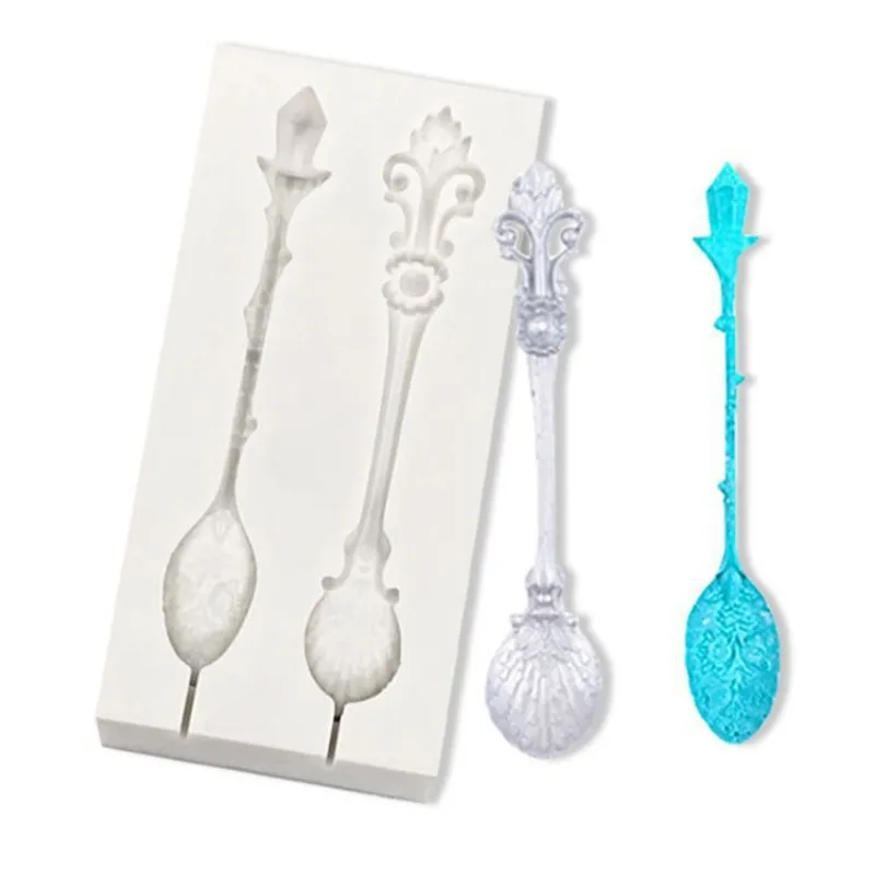 3D Spoon Shape Fondant Cake Silicone Mold Cookie Ice Cream Molds Biscuit Candy Chocolate Resin Mould DIY Baking Cake Decor Tools
3D Spoon Shape Fondant Cake Silicone Mold Cookie Ice Cream Molds Biscuit Candy Chocolate Resin Mould DIY Baking Cake Decor Tools
