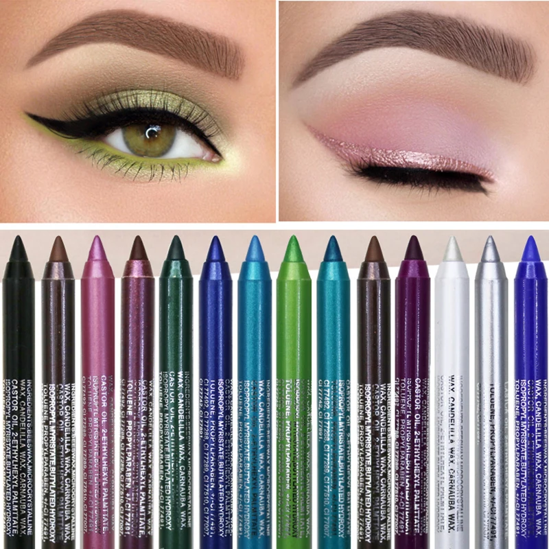 Fashion Waterpoof Eye Liner Gel Pen Pearl Matte Pretty Eye Makeup Colorful Eyeliner Glitter Beauty New Sweat-proof Eye Liner Pen
Fashion Waterpoof Eye Liner Gel Pen Pearl Matte Pretty Eye Makeup Colorful Eyeliner Glitter Beauty New Sweat-proof Eye Liner Pen