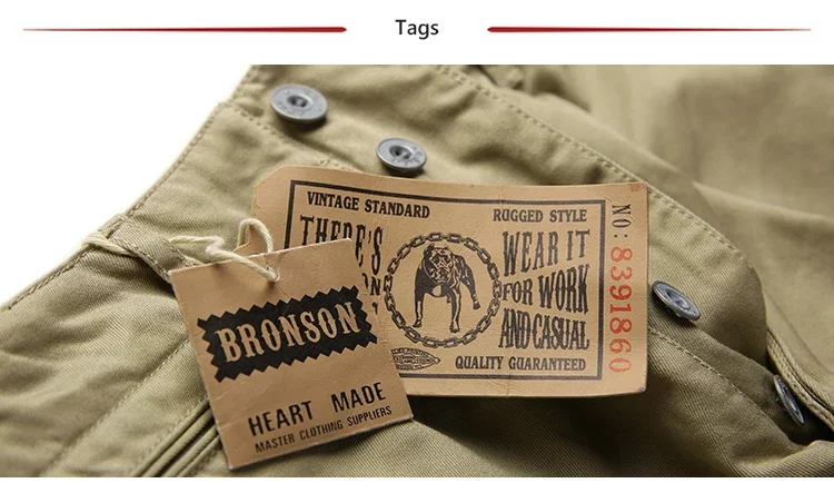 Rugged Bronson Army Chino Trousers 1942 Pattern Khakis Military Style Casual Pants 46 S7f0342a4f1564ab5a0c85d337f01bf2dD
