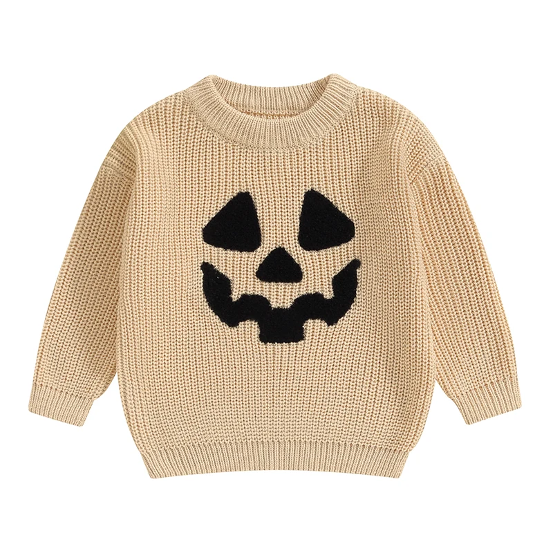 SXYPAYXS-Baby Halloween Sweaters Long Sleeve Round Neck Pumpkin Face Embroidery Knit Tops Toddler Sweatshirts
SXYPAYXS-Baby Halloween Sweaters Long Sleeve Round Neck Pumpkin Face Embroidery Knit Tops Toddler Sweatshirts