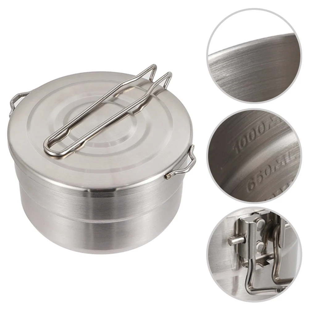1.5L Stainless Steel Lunch Case With Storage Bag Camping Picnic Pot Outdoor Tableware Backpacking Hiking Fishing Cookware
1.5L Stainless Steel Lunch Case With Storage Bag Camping Picnic Pot Outdoor Tableware Backpacking Hiking Fishing Cookware