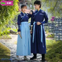 Holloween Costum Couple Chinese Traditional Hanfu Dresses Women Men National Suit Cosplay Outfit Stage Dress Folk Dance Costume
Holloween Costum Couple Chinese Traditional Hanfu Dresses Women Men National Suit Cosplay Outfit Stage Dress Folk Dance Costume