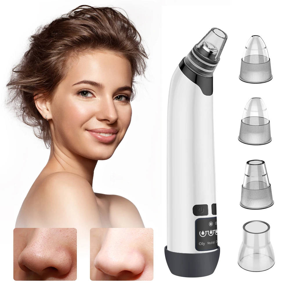 

Electric Blackhead Remover Facial Pore Cleaner Face Deep Nose Cleaner T Zone Pore Acne Pimple Removal Vacuum Suction