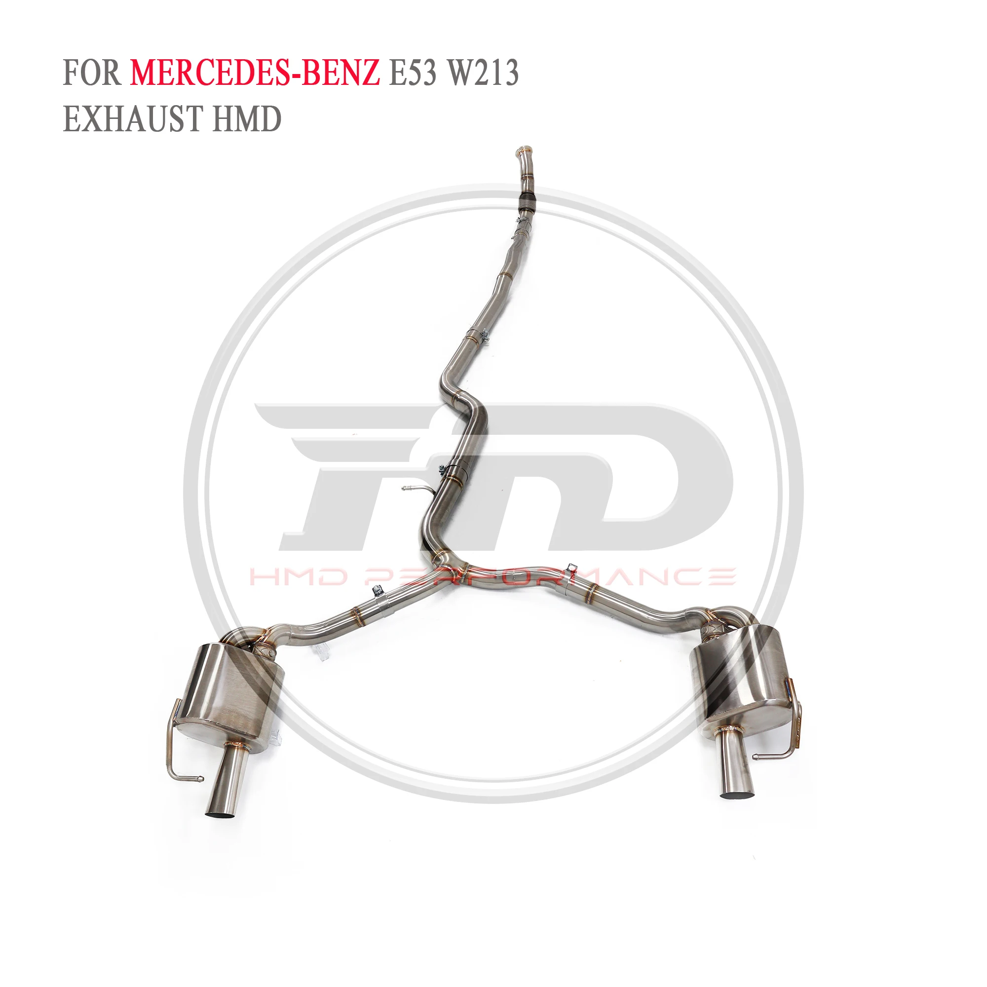 

HMD Exhaust System Stainless Steel Performance Catback for Mercedes Benz AMG E53 W213 3.0T Muffler With Valve