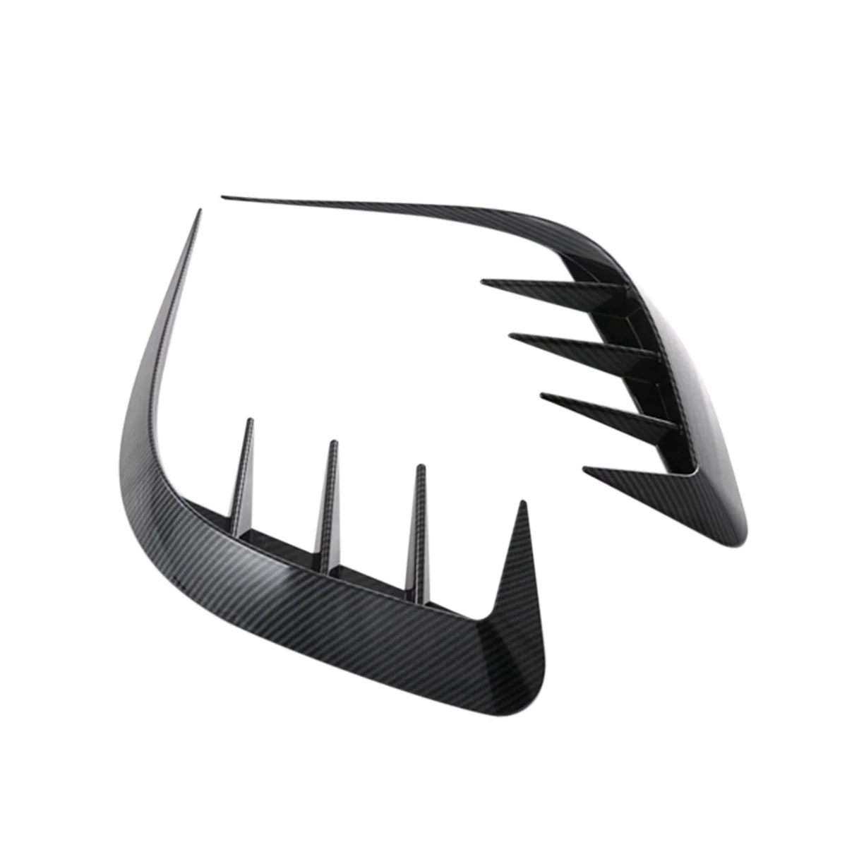 Car Front Bumper Splitter Spoiler Covers Trim Fog Lights Eyebrow Wind Knife for Toyota Harrier Venza 2020+ Carbon Fiber
Car Front Bumper Splitter Spoiler Covers Trim Fog Lights Eyebrow Wind Knife for Toyota Harrier Venza 2020+ Carbon Fiber
