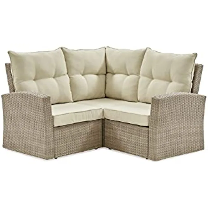 Furniture Canaan All-Weather Wicker Corner Sectional Sofa with Cushions Patio, Lawn & Garden›Patio Furniture & Accessories
Furniture Canaan All-Weather Wicker Corner Sectional Sofa with Cushions Patio, Lawn & Garden›Patio Furniture & Accessories