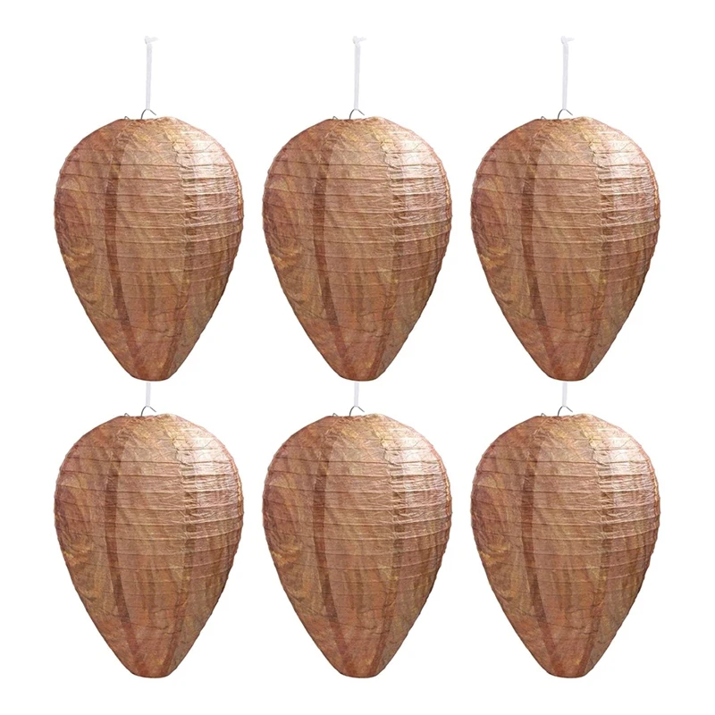 Best Nest Decoy, 6 Pieces Hanging Fake Nest Natural Fake Nest Repellent Waterproof Safe Fake Trap Non-Toxic Paper Decoy
Best Nest Decoy, 6 Pieces Hanging Fake Nest Natural Fake Nest Repellent Waterproof Safe Fake Trap Non-Toxic Paper Decoy