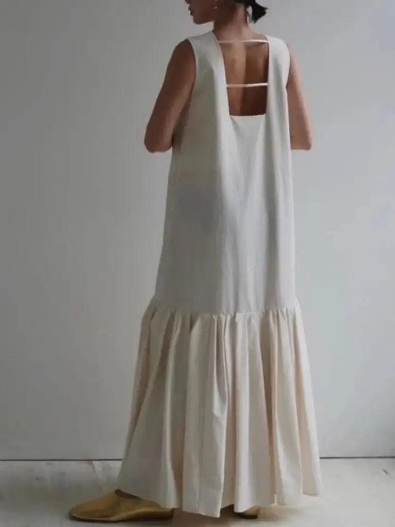 Sexy Backless Summer 2023 Dress Women Japan Style Elegant Temperament O Neck Dresses Upscale Hot Sales Draped Robe Femme
Sexy Backless Summer 2023 Dress Women Japan Style Elegant Temperament O Neck Dresses Upscale Hot Sales Draped Robe Femme
