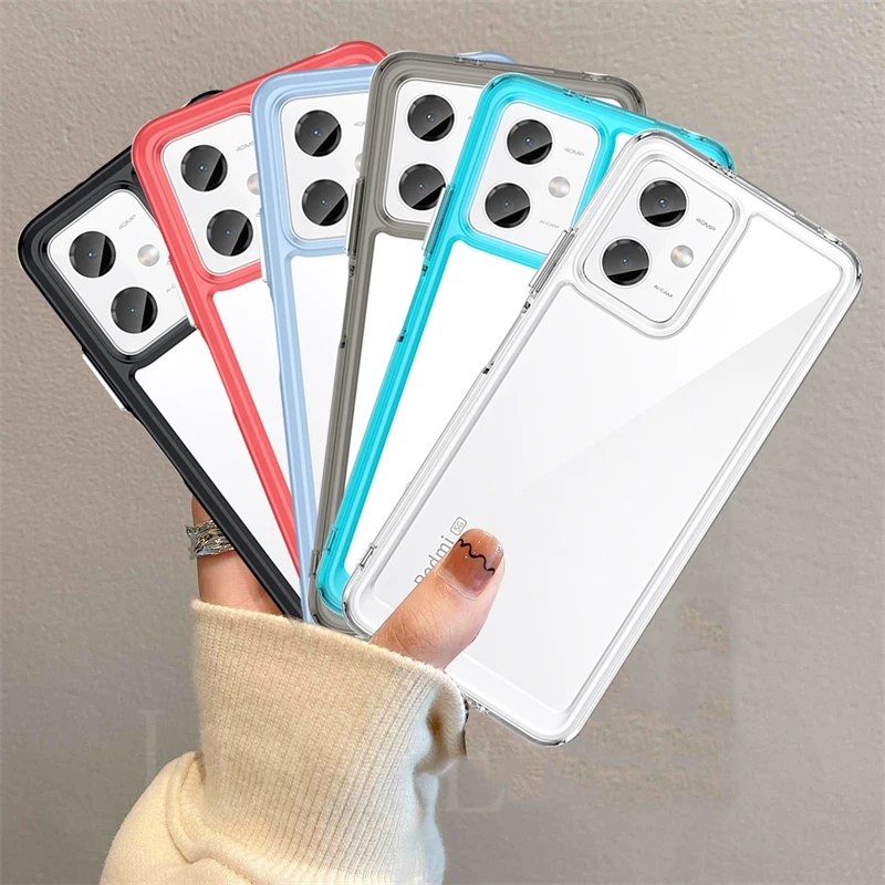 Чехол для Redmi Note 12, чехол для Xiaomi Redmi Note 12 Plus, яркие чехлы, Противоударная цветная рамка, прозрачные чехлы для Redmi Note 12
Чехол для Redmi Note 12, чехол для Xiaomi Redmi Note 12 Plus, яркие чехлы, Противоударная цветная рамка, прозрачные чехлы для Redmi Note 12