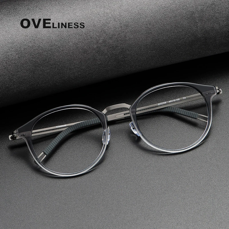 Pure Titanium Glasses Frame for Men women Round Myopia Optical Prescription Eyeglass Frames Man 2023 New Silicone full Eyewear
Pure Titanium Glasses Frame for Men women Round Myopia Optical Prescription Eyeglass Frames Man 2023 New Silicone full Eyewear