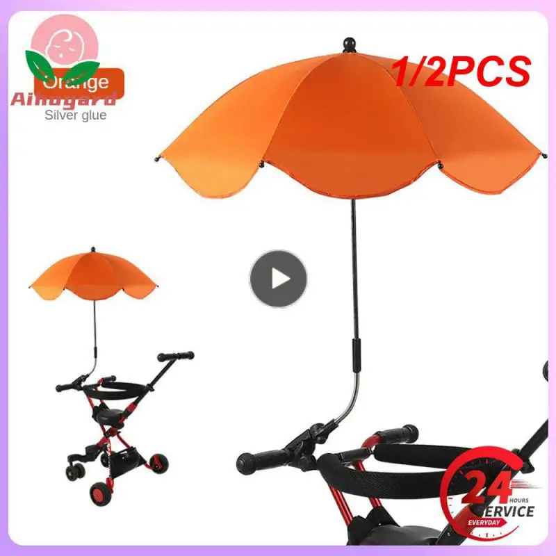 1/2PCS Universal Baby Pram Umbrella Adjustable Shade Umbrella Uv Sunshade For Stroller, Baby Stroller Accessories
1/2PCS Universal Baby Pram Umbrella Adjustable Shade Umbrella Uv Sunshade For Stroller, Baby Stroller Accessories