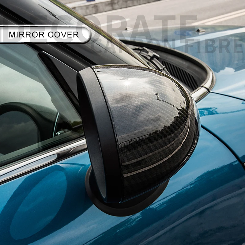 

For Mini Cooper F54 Clubman F60 Countryman F55 F56 F57 2024 2023 Car Side Rearview Mirror Caps Door Mirror Covers Carbon Fiber