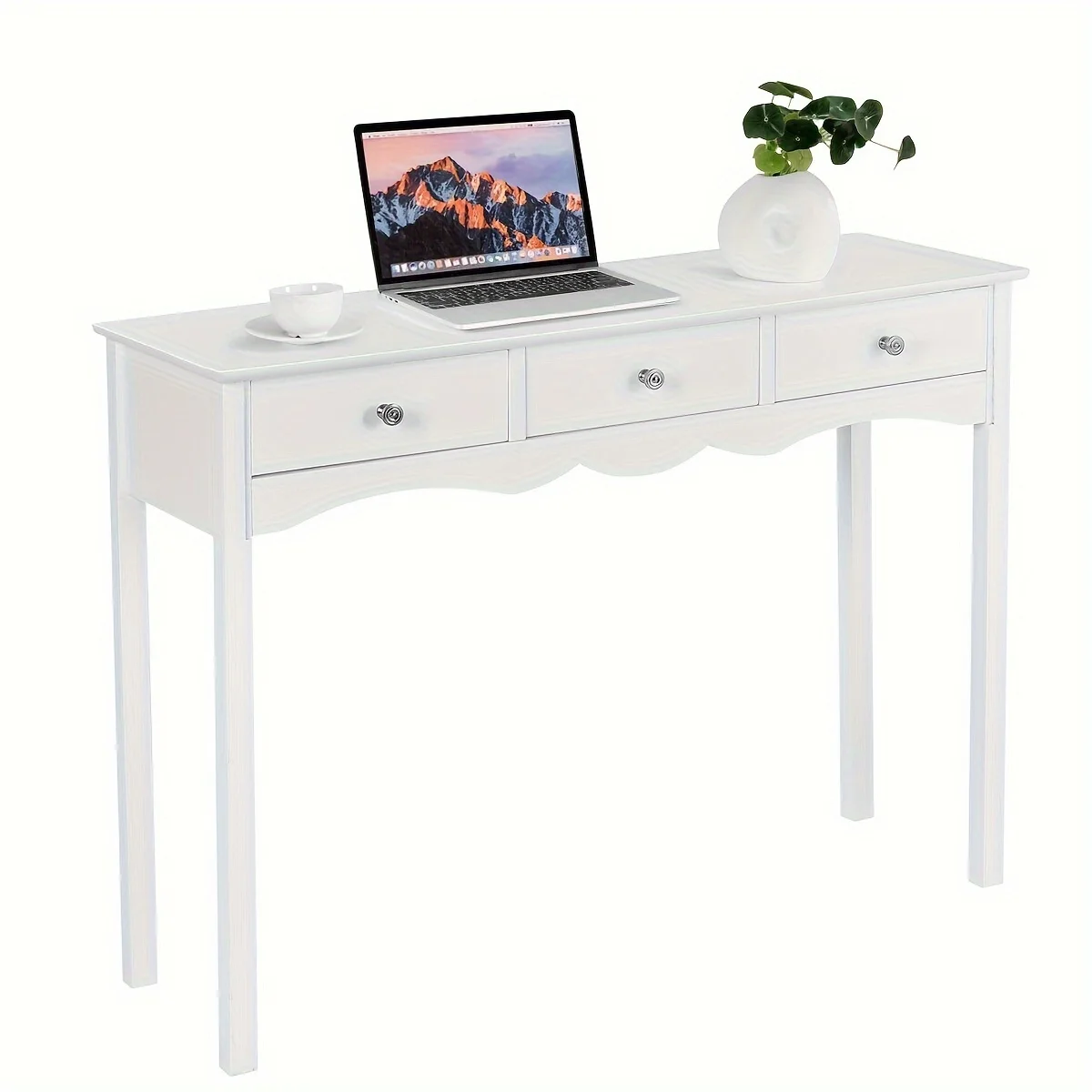 1pc Console Table, Hall Table, Side Table With 3 Drawers, Entryway Desk, Accent Table For Living Room, Bedroom, Entryway, Multif
1pc Console Table, Hall Table, Side Table With 3 Drawers, Entryway Desk, Accent Table For Living Room, Bedroom, Entryway, Multif